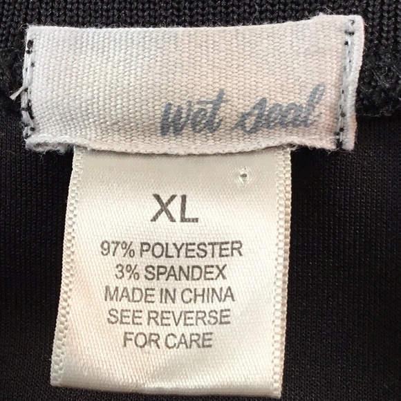 WET SEAL LADIES TRACK JACKET black & white XL jr. - Picture 4 of 6